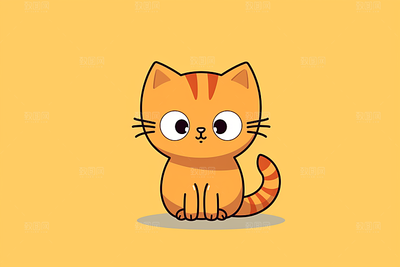 卡通猫咪小猫可爱贴纸