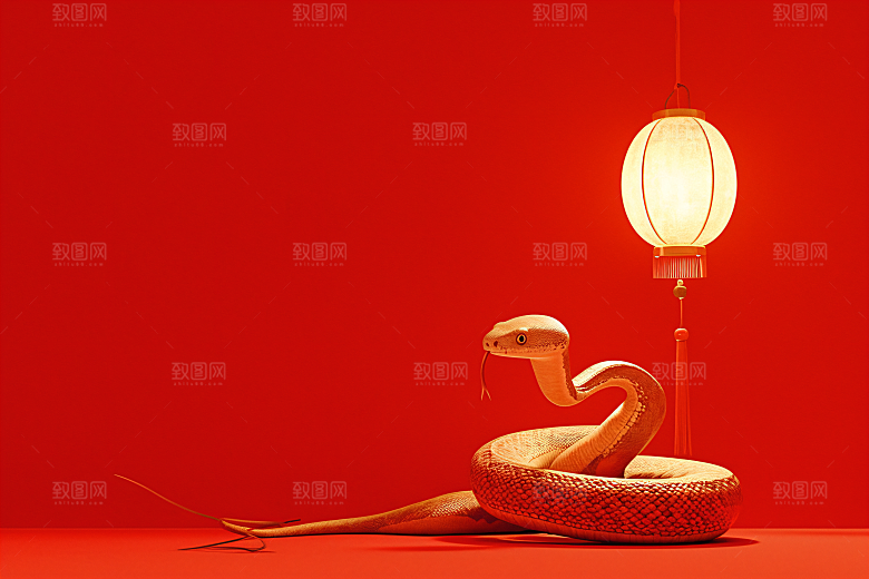 卡通蛇萌萌哒C4D模型