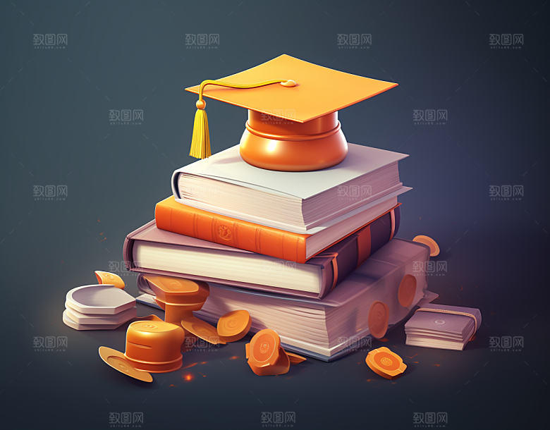 卡通文具学具教具效果图