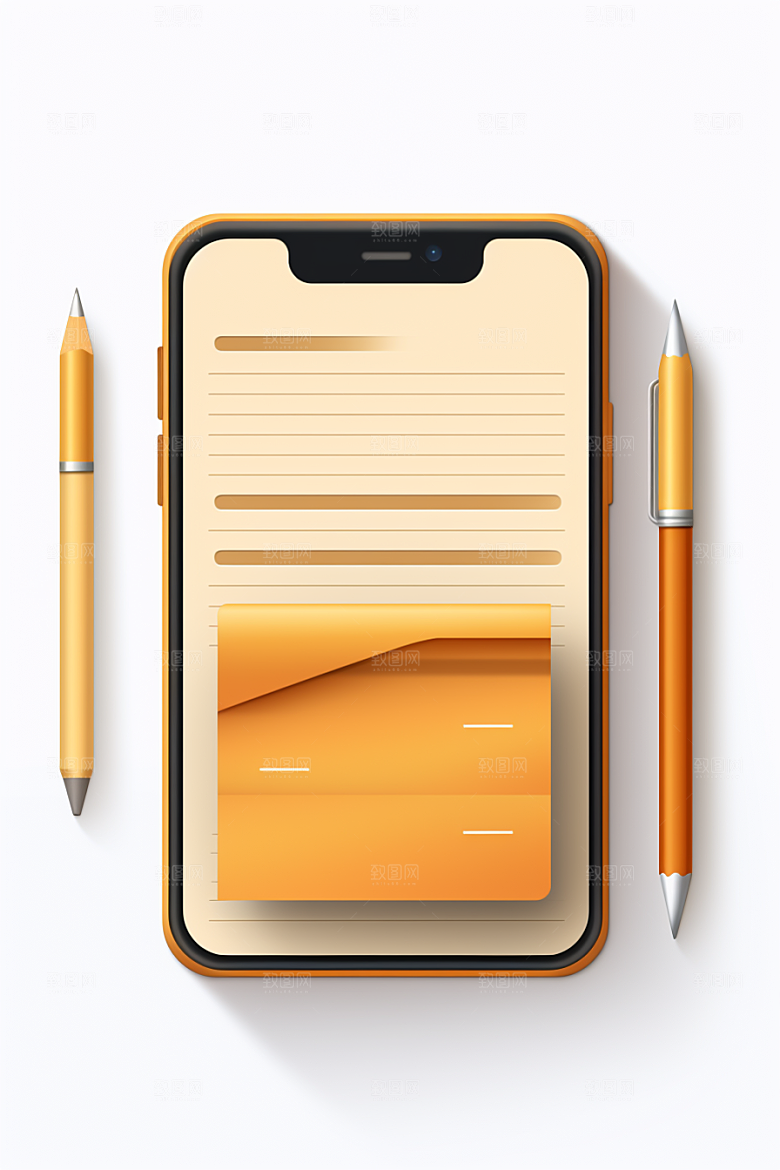卡通文具学具上学效果图