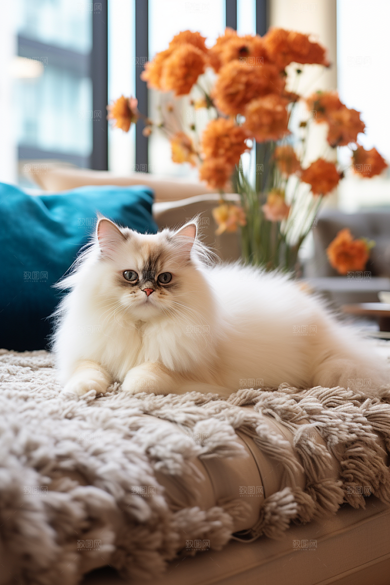 可爱布偶猫仙女猫动物摄影图