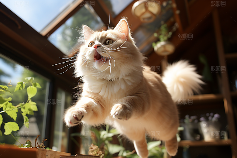 可爱布偶猫动物长毛猫摄影图