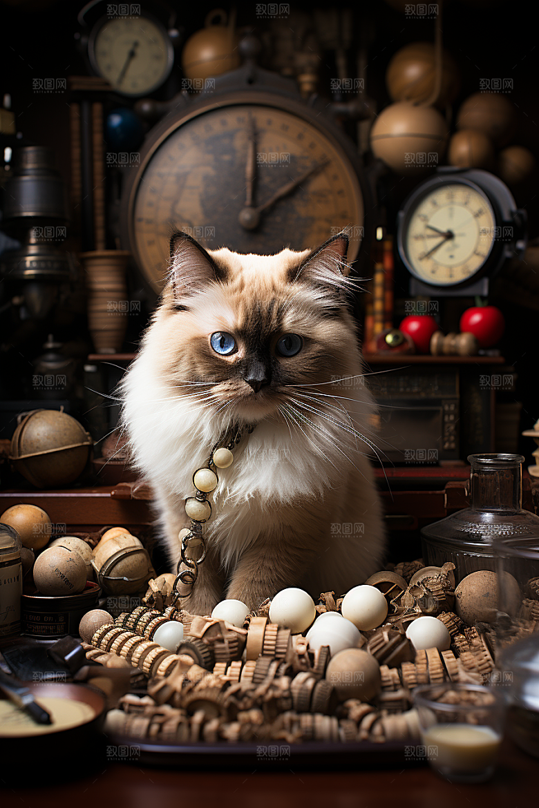 可爱布偶猫品种猫高清摄影图