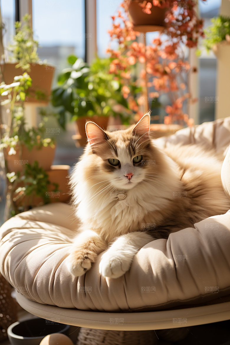 可爱布偶猫仙女猫家居摄影图