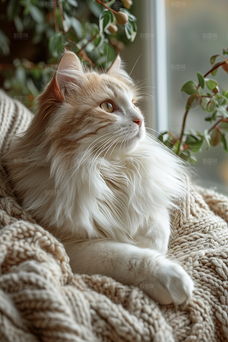 可爱布偶猫高清家居摄影图