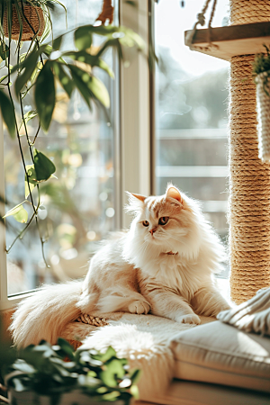 可爱布偶猫仙女猫优雅摄影图