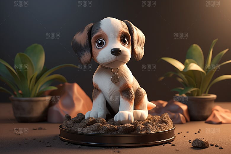 可爱动物动画高清模型
