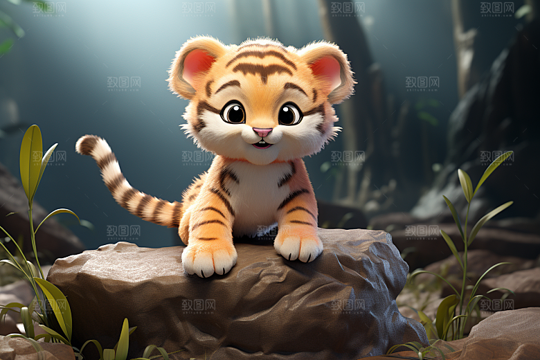 可爱动物高清动画模型