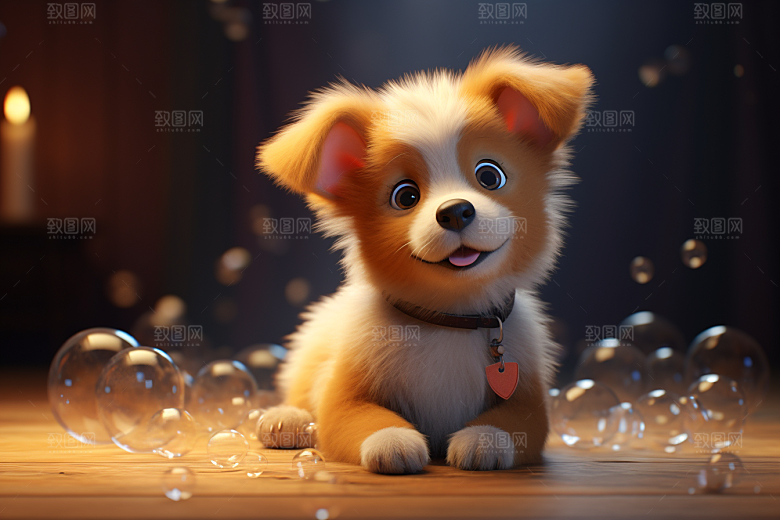 可爱动物森林动画模型