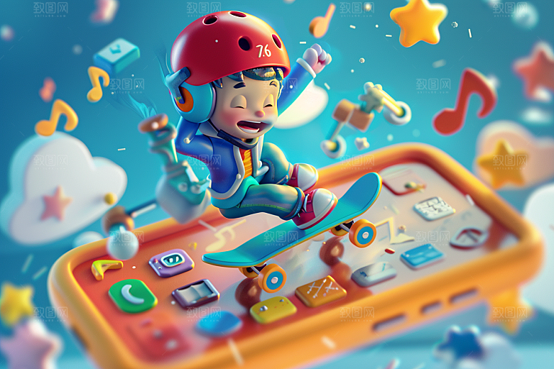 数码产品创意卡通高清电子产品素材