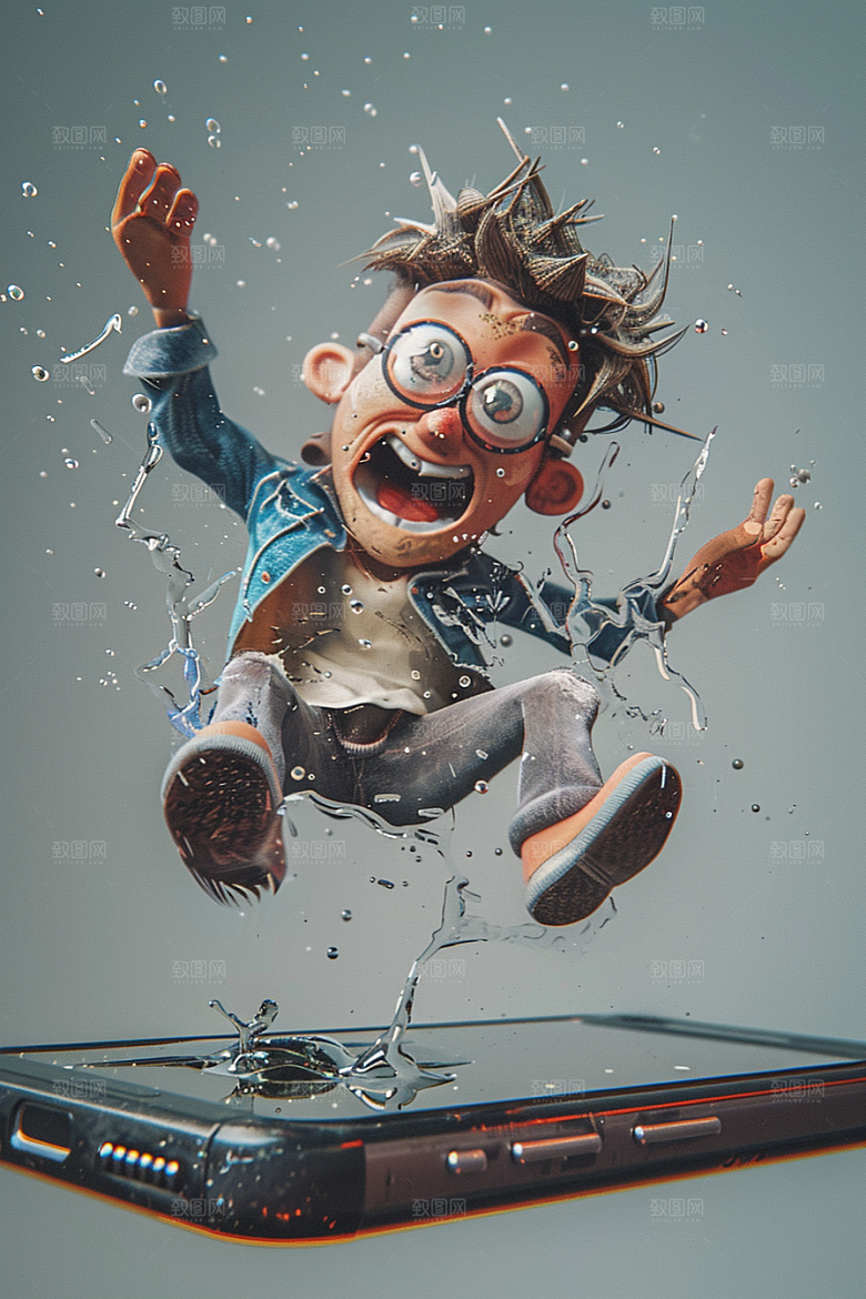 数码卡通人物想象力幻想模型