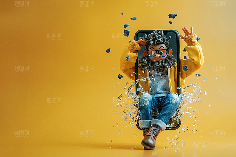 数码卡通人物3D动画模型