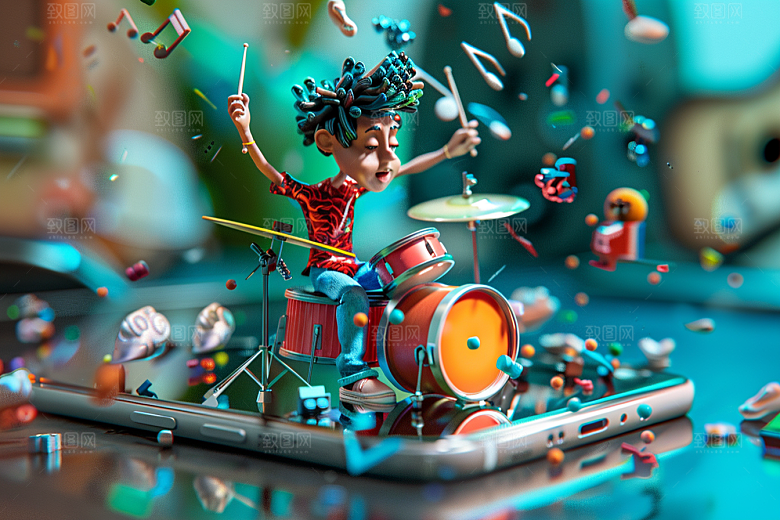 数码卡通人物动画3D模型