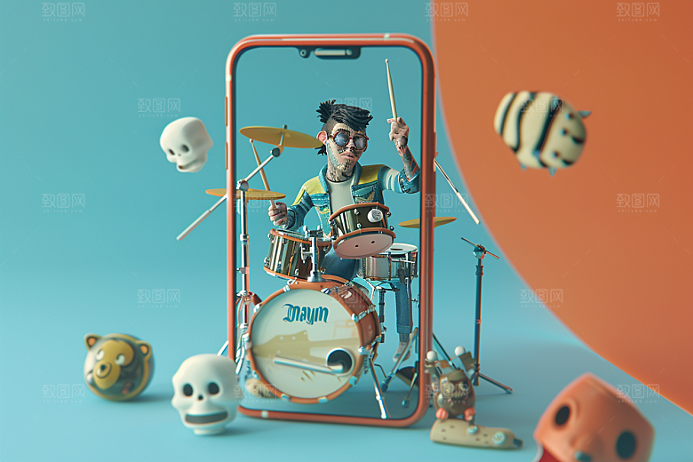 数码卡通人物3D动画模型