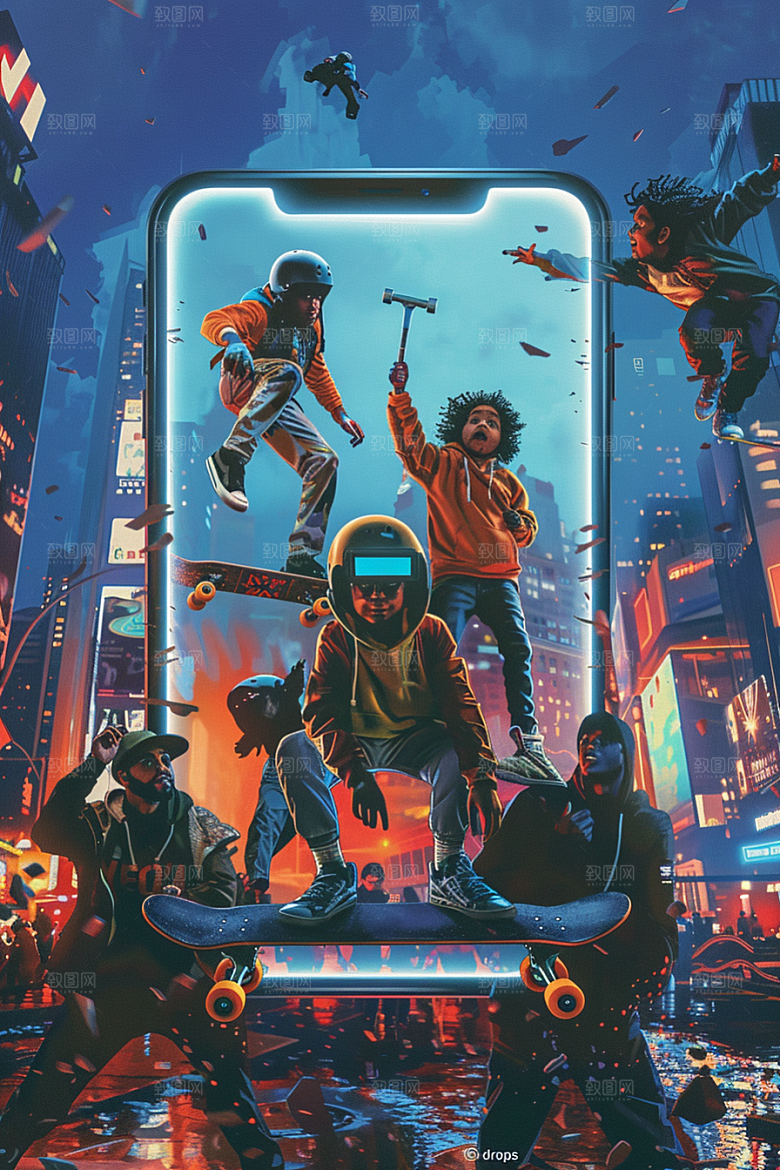 数码卡通人物立体动画模型