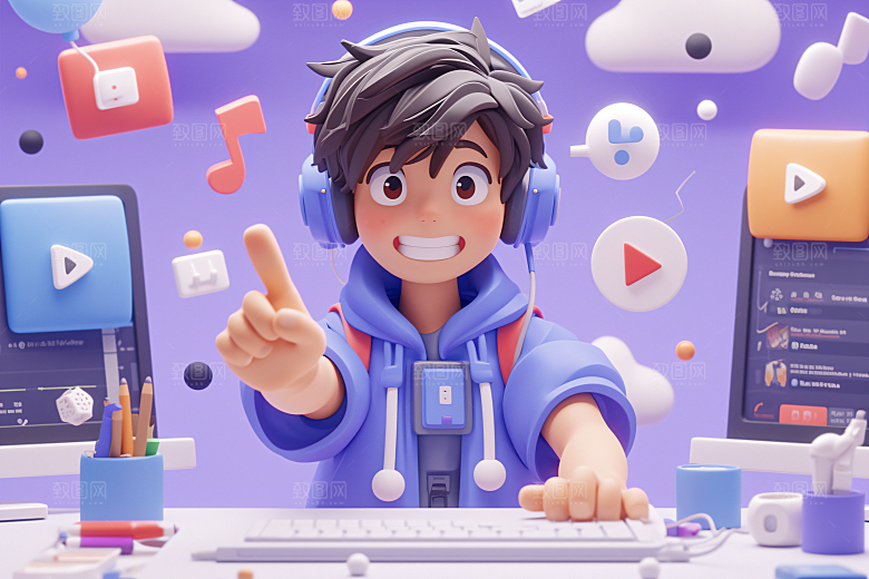 科技少年数据3D模型