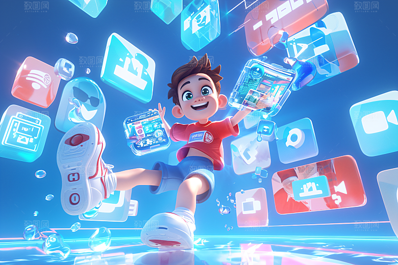 科技少年未来3D模型