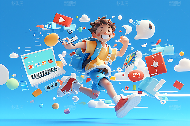 科技少年高清电子模型