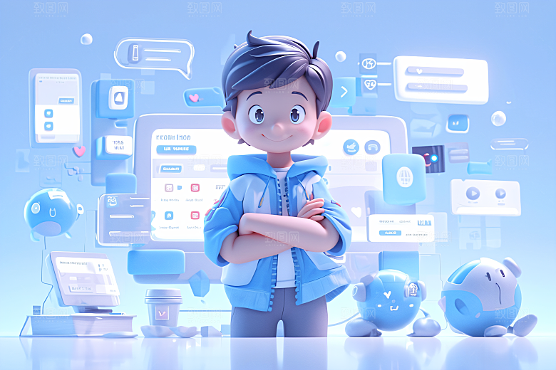 科技少年未来高清模型