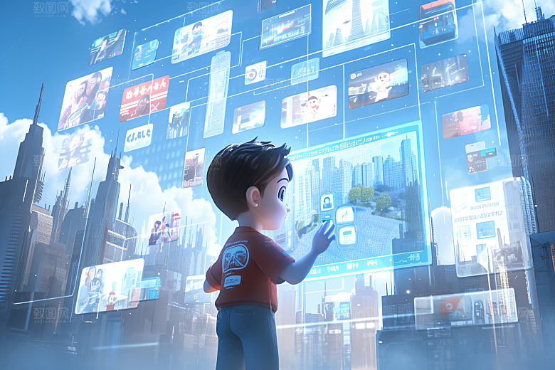 科技少年3D立体模型