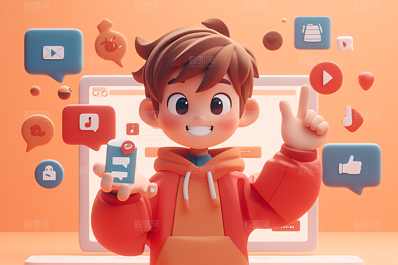 科技少年3D立体模型
