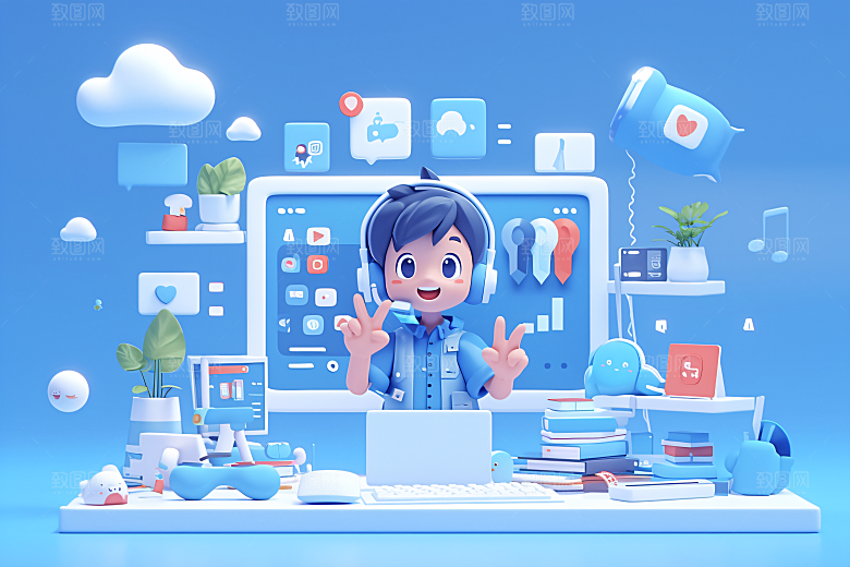 科技少年C4D高清模型