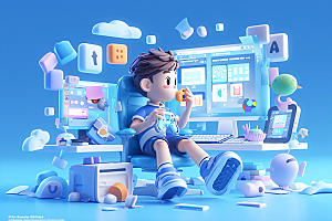 科技少年未来电子模型
