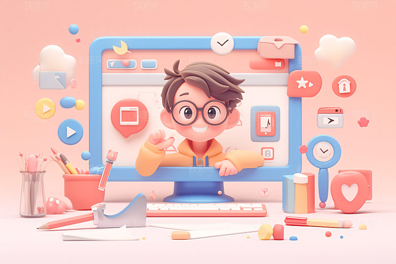 科技少年C4D3D模型