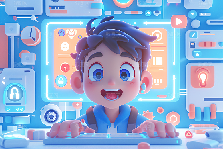 科技少年APP数码模型