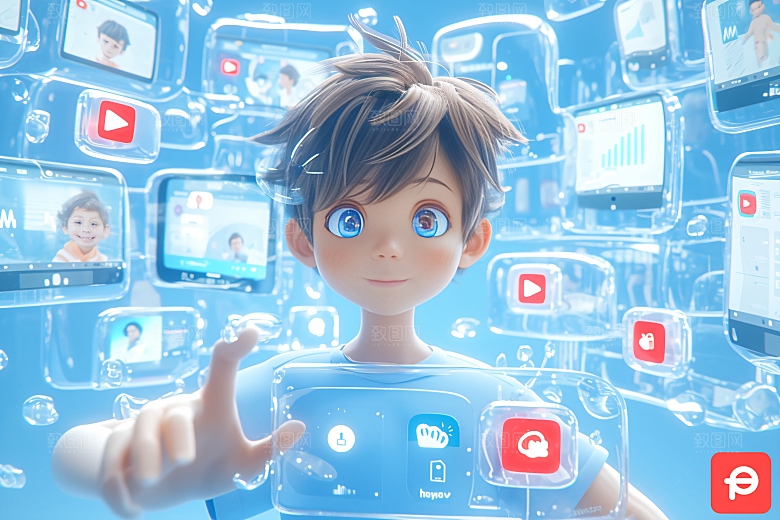 科技少年未来数码模型