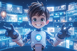 科技少年C4D3D模型