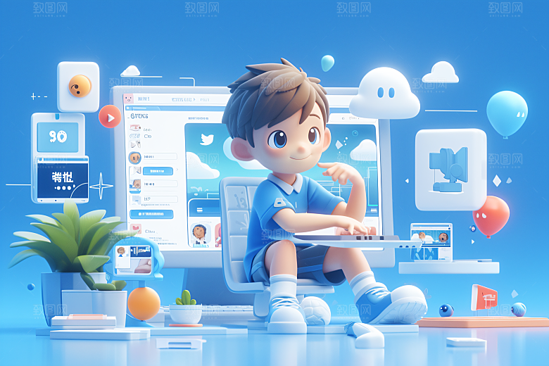 科技少年科技感数据模型