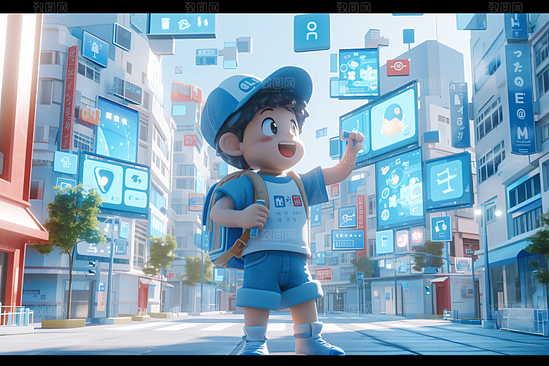 科技少年数据C4D模型