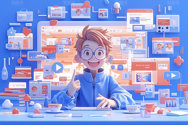 科技少年数码高清模型