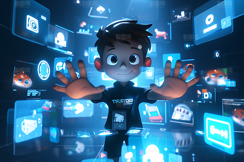 科技少年立体科幻模型