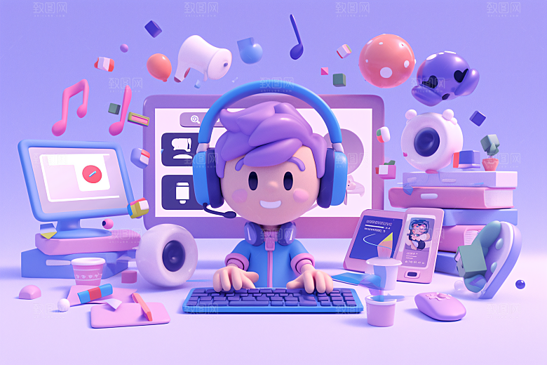 科技少年C4D高清模型