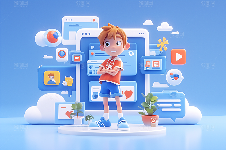 科技少年APP高清模型