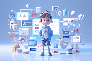 科技少年数据3D模型