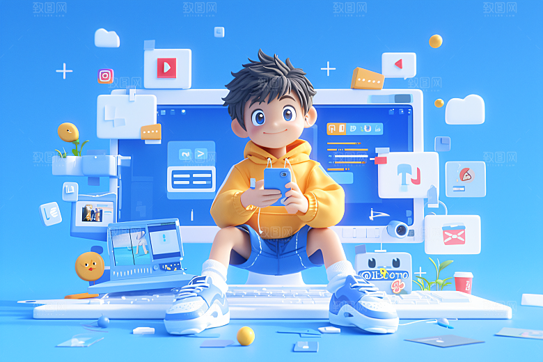科技少年C4D高清模型