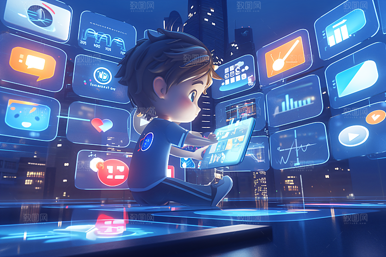 科技少年APP数码模型