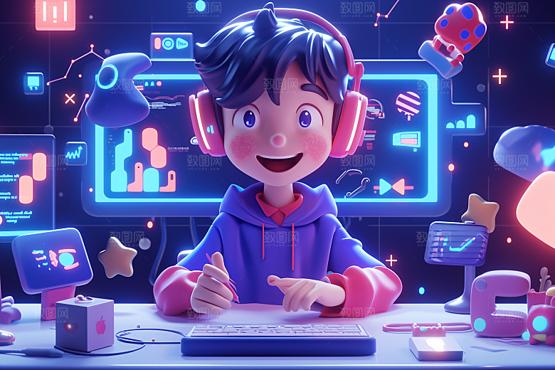 科技少年C4D高清模型