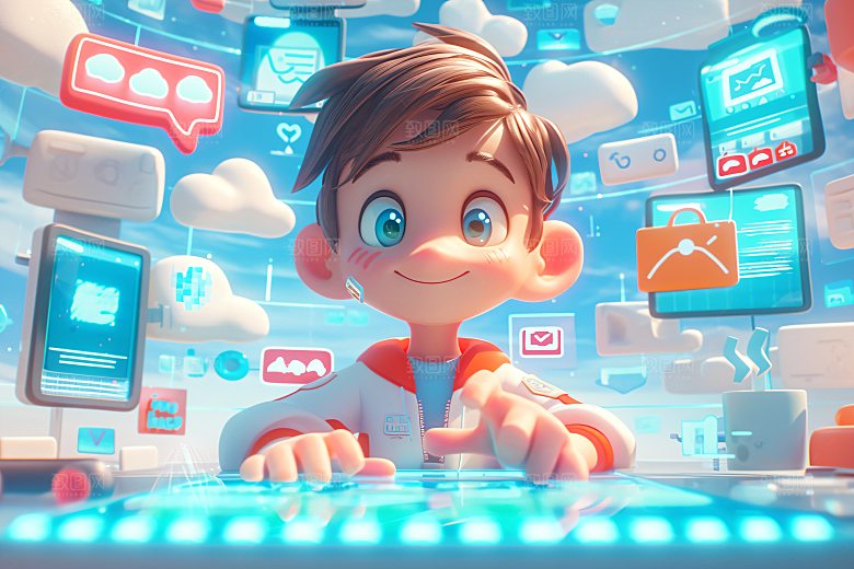 科技少年APP3D模型