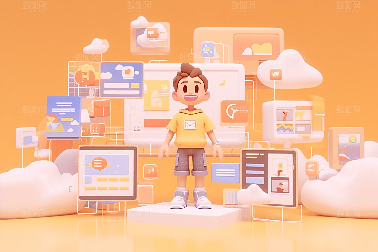 科技少年APP人物模型