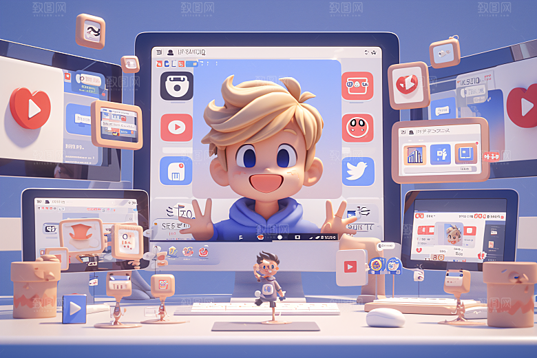 科技少年电子立体模型