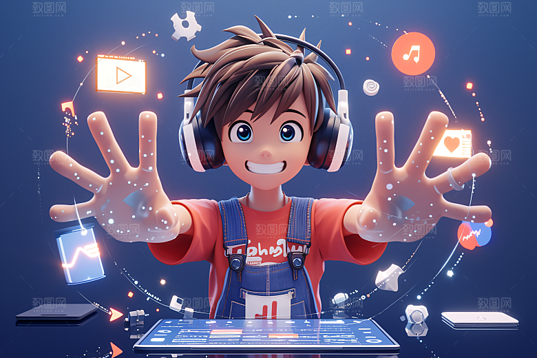 科技少年数据电子模型