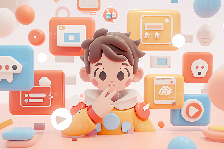 科技少年数码C4D模型