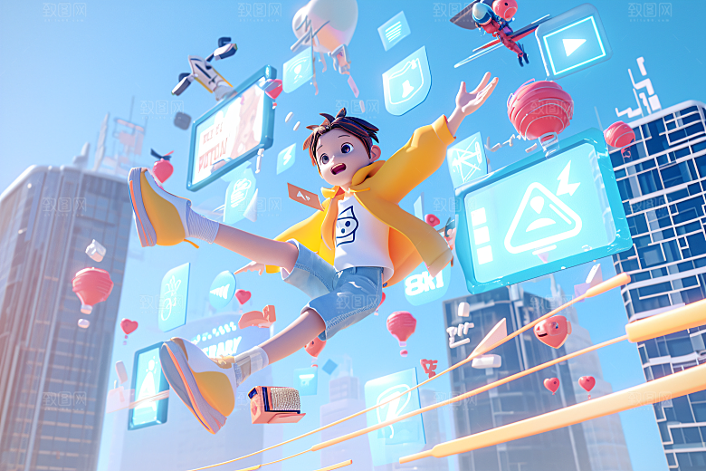 科技少年数据3D模型