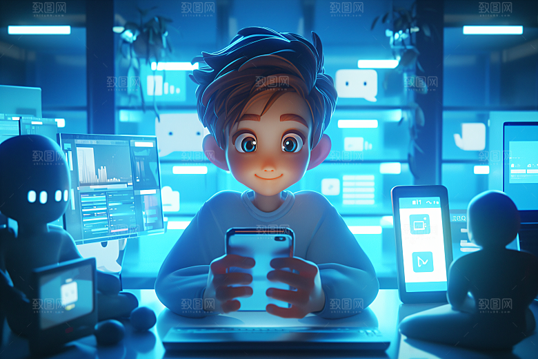 科技少年APP人物模型