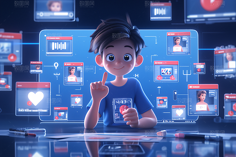 科技少年数据人物模型