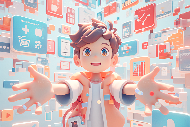 科技少年未来立体模型